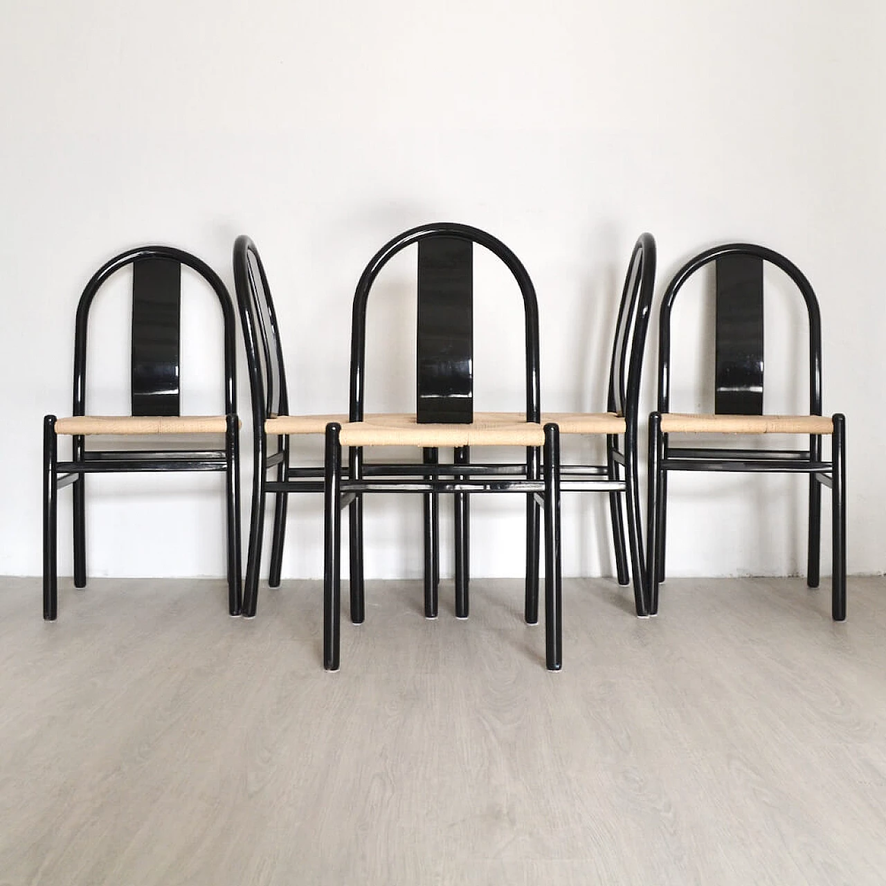 5 Thalia chairs by Annig Sarian for Tisettanta, 1960s 12