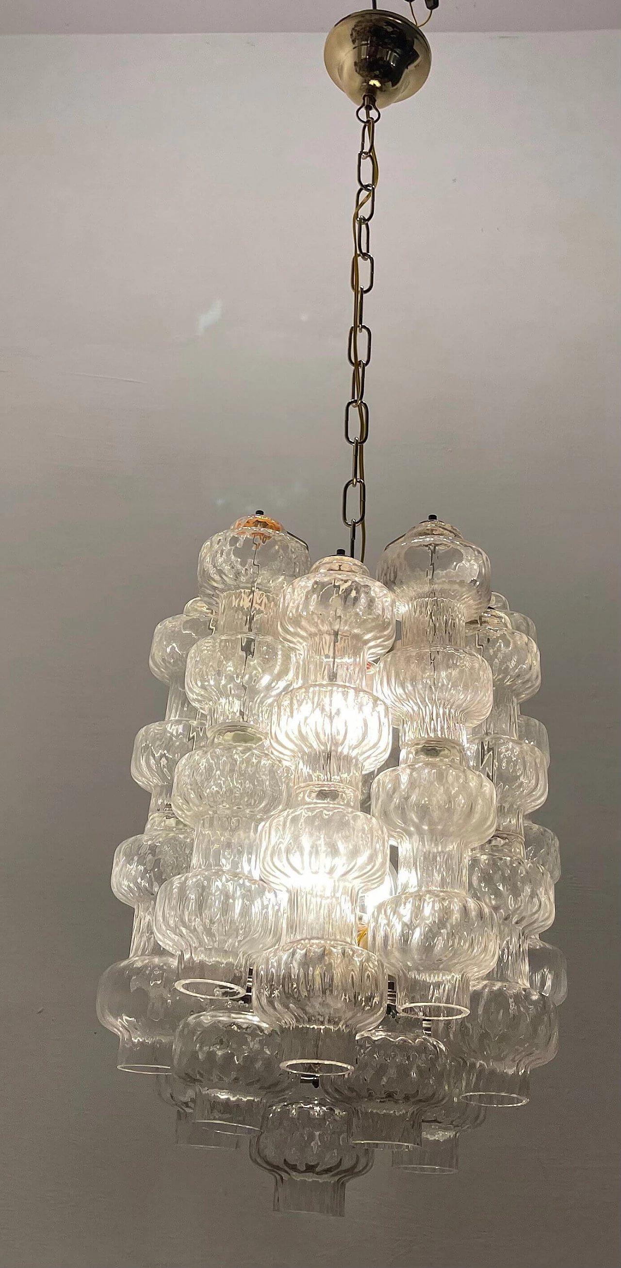 Murano glass chandelier by Venini, 1960s 2