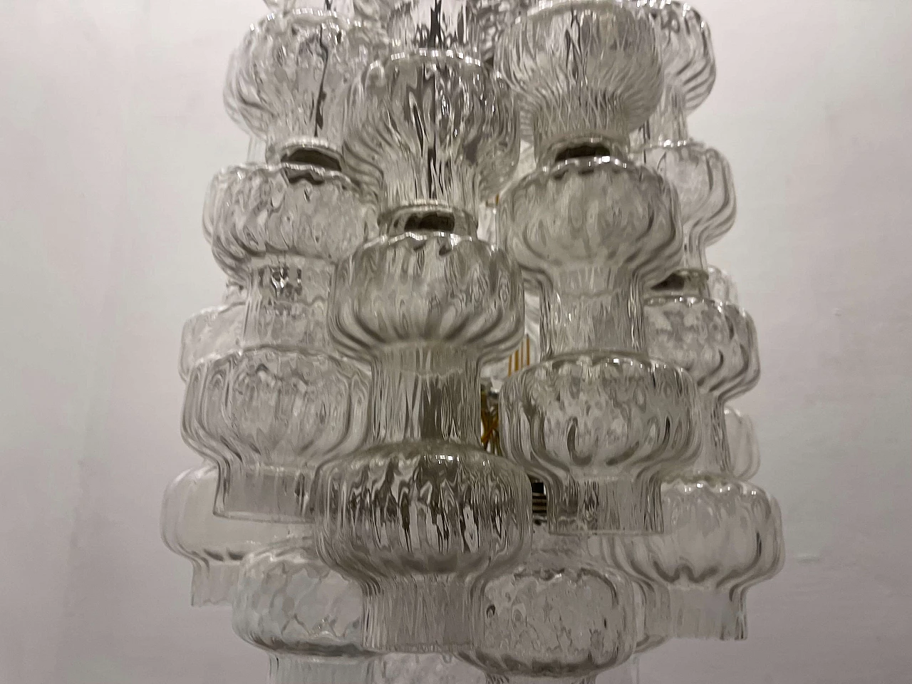 Murano glass chandelier by Venini, 1960s 4