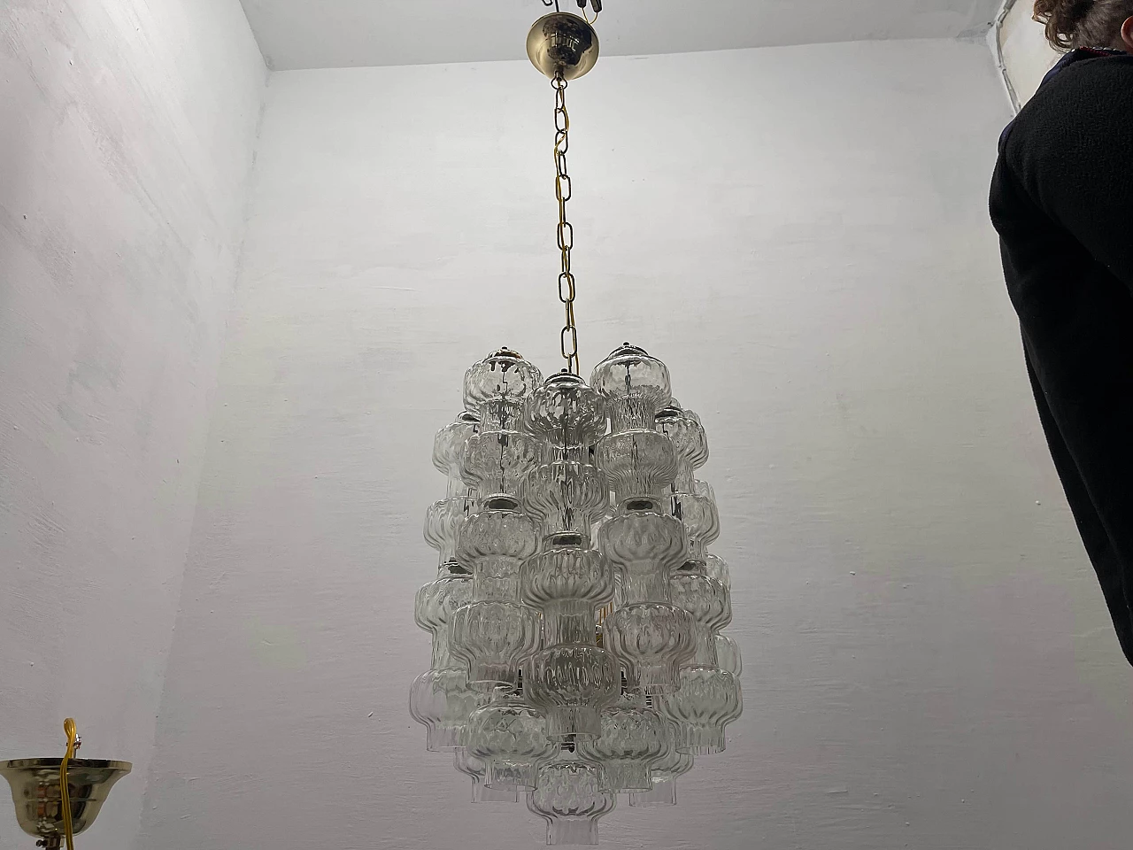 Murano glass chandelier by Venini, 1960s 6