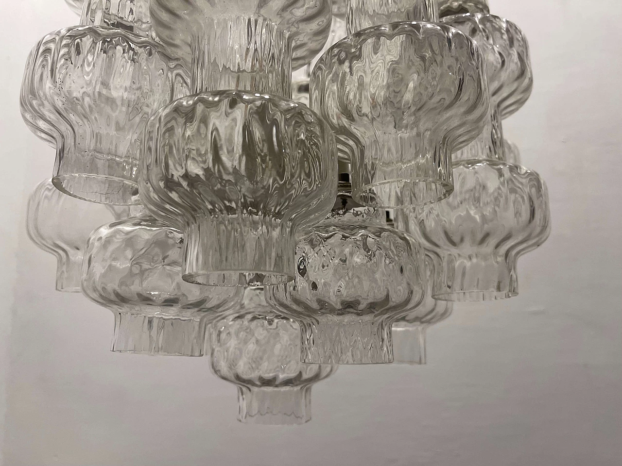Murano glass chandelier by Venini, 1960s 9