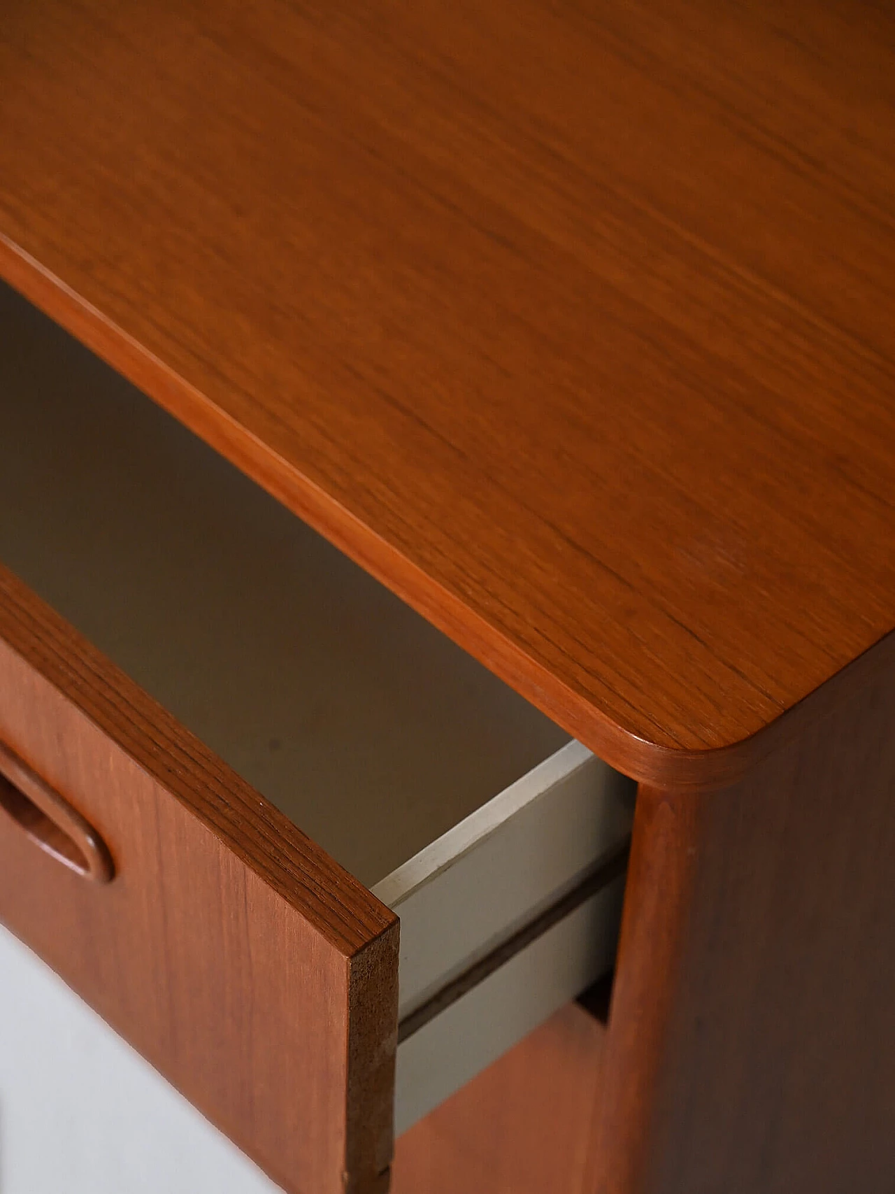 Swedish teak chest of drawers with three compartments, 1960s 9