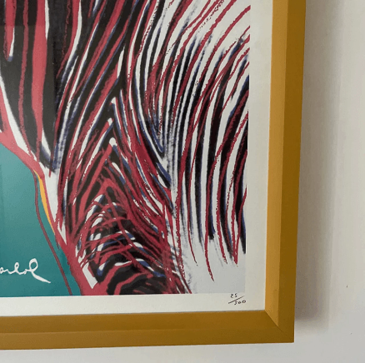 Zebra, lithograph by Andy Warhol, 2018 2
