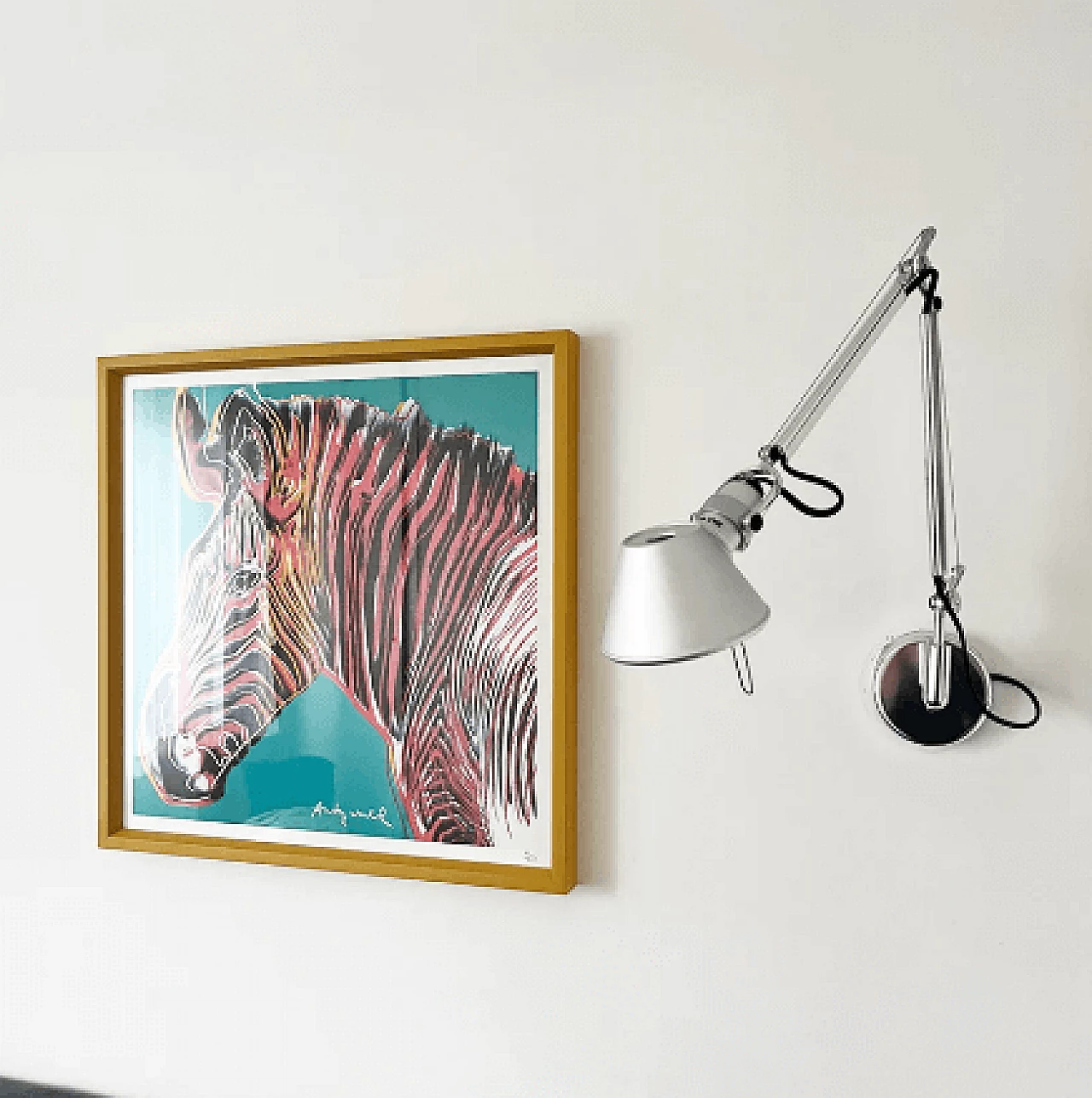 Zebra, litografia di Andy Warhol, 2018 3