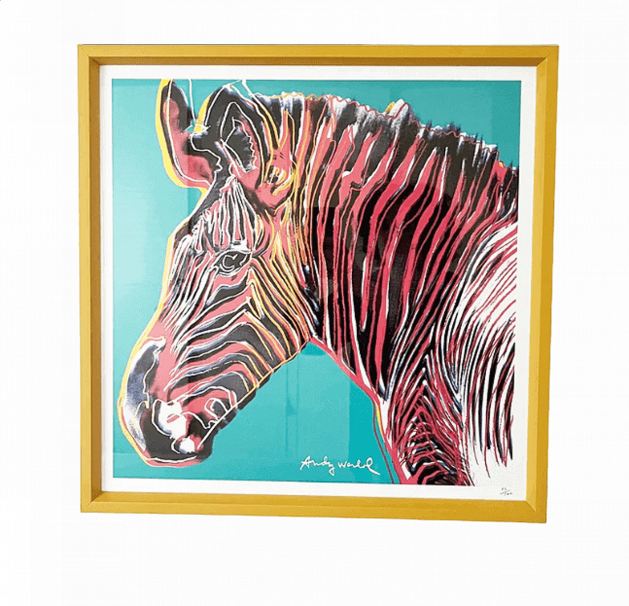 Zebra, litografia di Andy Warhol, 2018 5