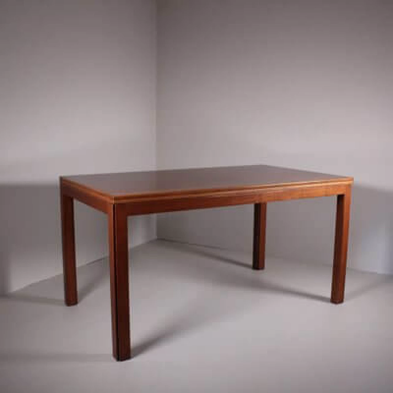Wood extendable table, 1960s 1