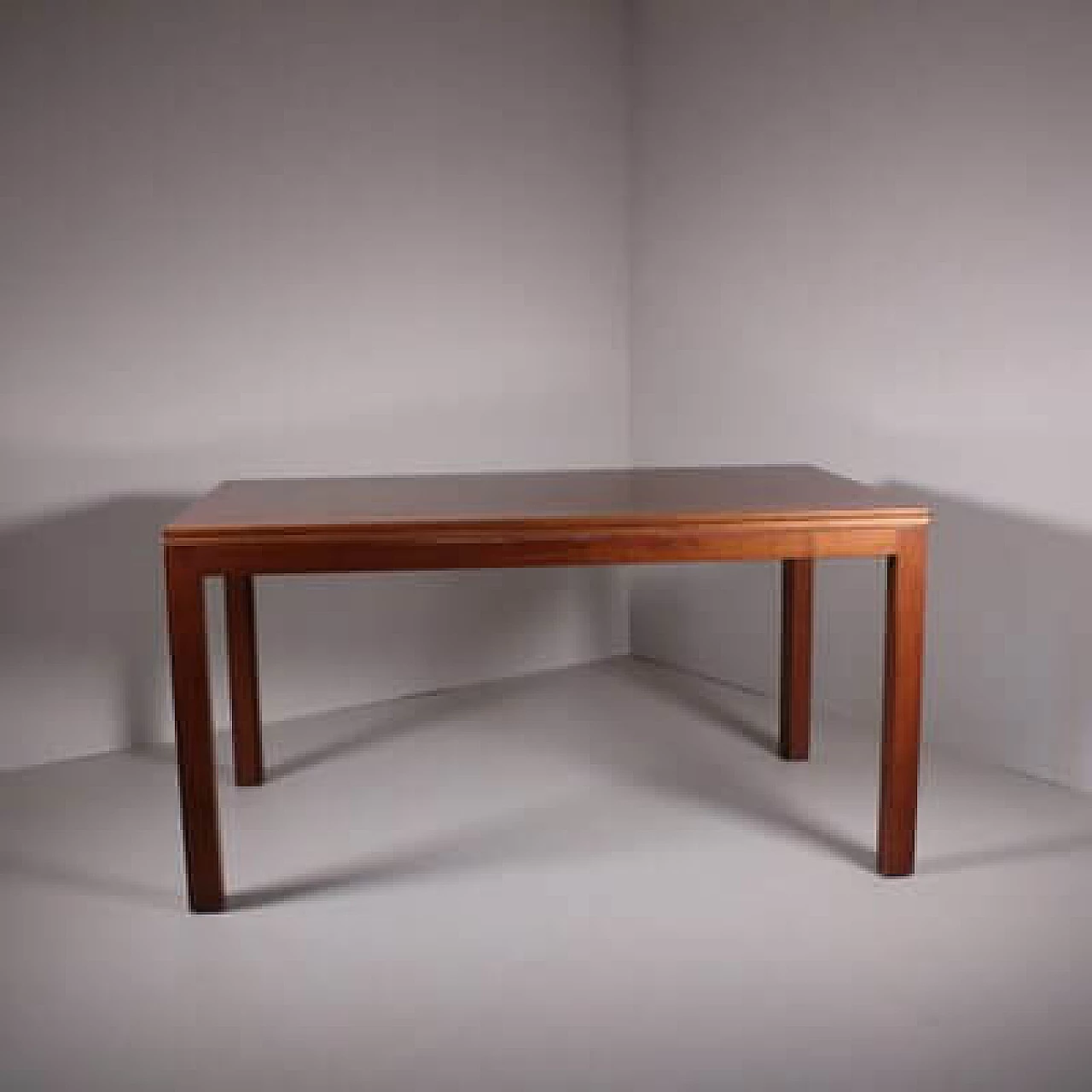 Wood extendable table, 1960s 7