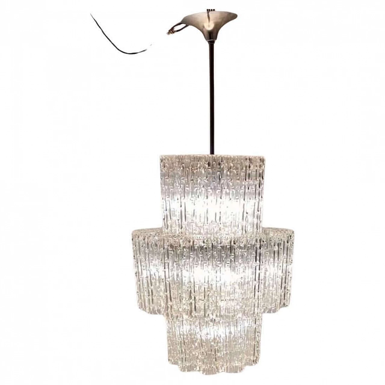Corteccia chandelier by Toni Zuccheri for Venini, 1960s 1