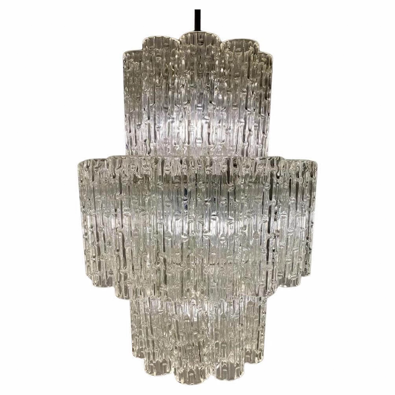 Corteccia chandelier by Toni Zuccheri for Venini, 1960s 3