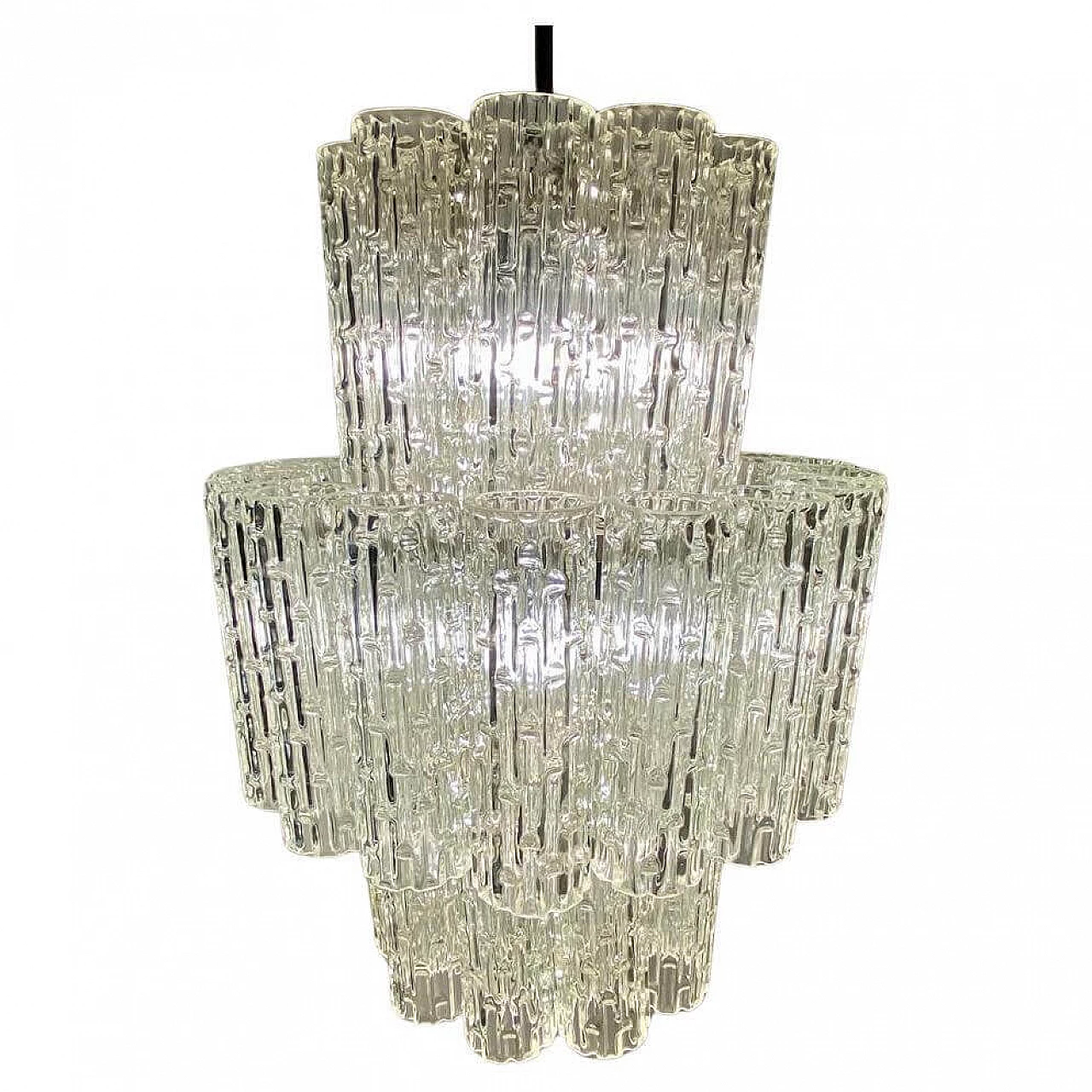 Corteccia chandelier by Toni Zuccheri for Venini, 1960s 5