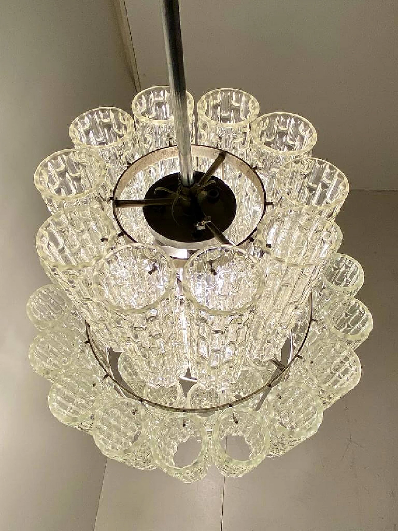 Corteccia chandelier by Toni Zuccheri for Venini, 1960s 8