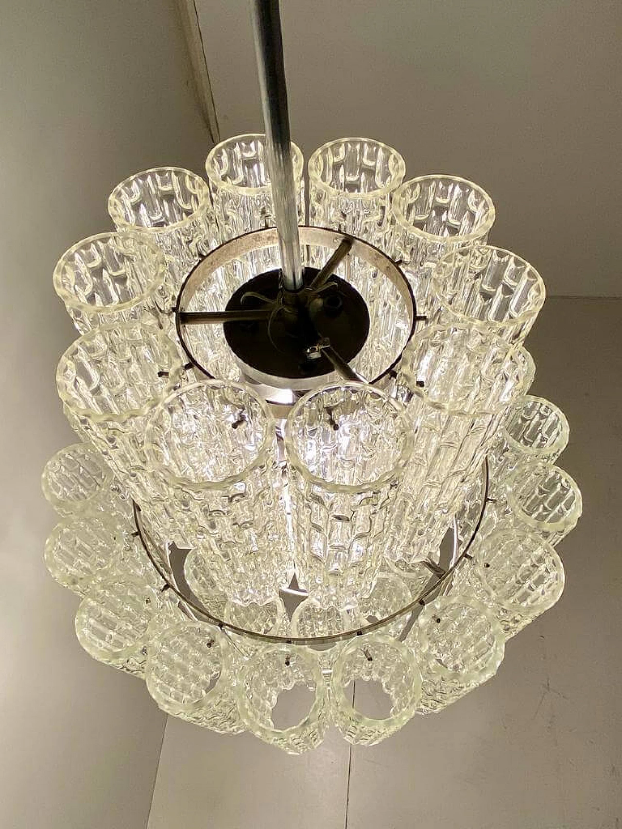 Lampadario Corteccia di Toni Zuccheri per Venini, anni '60 8