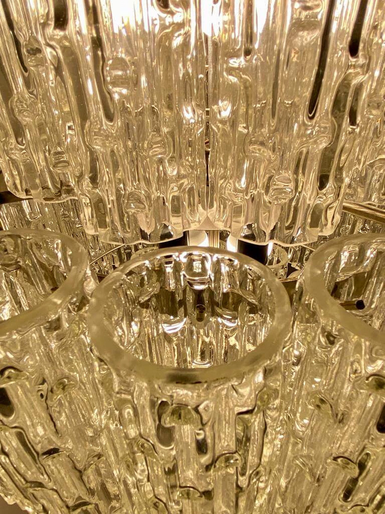 Corteccia chandelier by Toni Zuccheri for Venini, 1960s 9