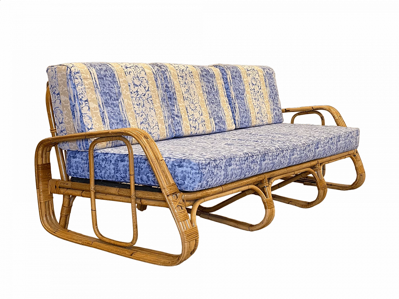Bamboo sofa, 1970s 20
