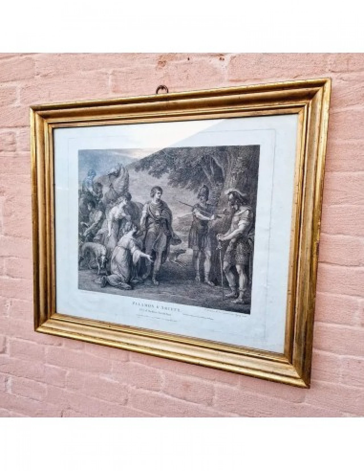 Palamone e Arcite, incisione di Francesco Bartolozzi, '700 6