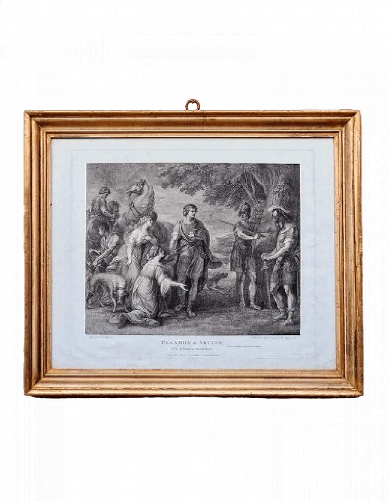 Palamone and Arcite, engraving by Francesco Bartolozzi, '700 11