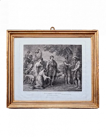 Palamone e Arcite, incisione di Francesco Bartolozzi, '700