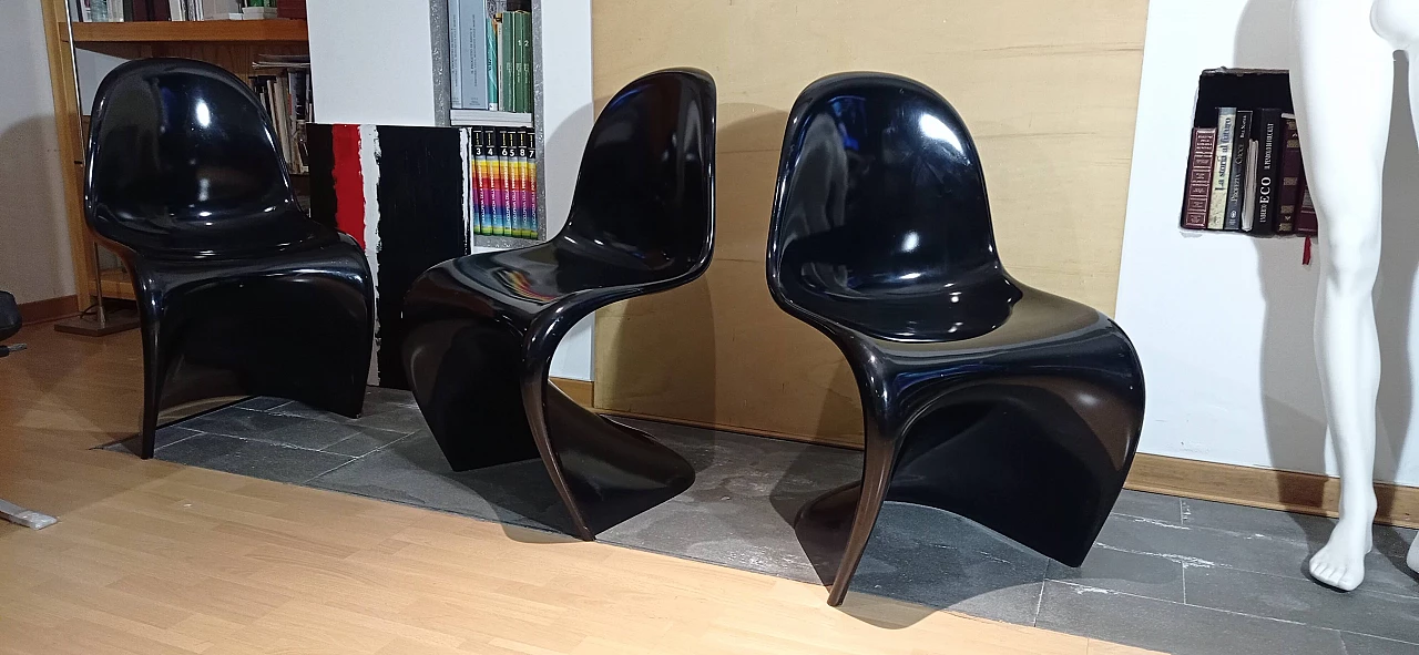 Coppia di sedie Panton Chair di Verner Panton per Vitra, 1989 92