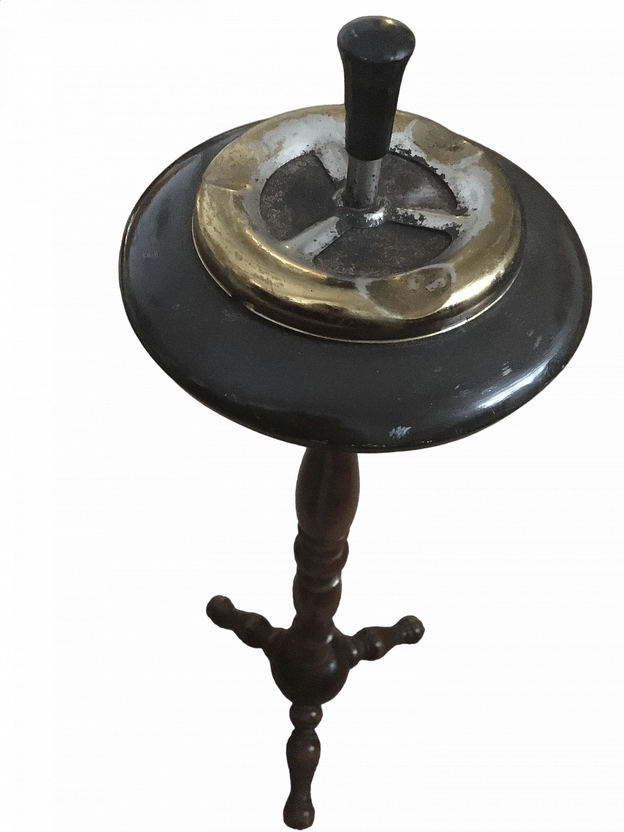 Posacenere da terra in legno, anni '70 4