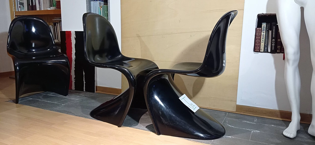 Coppia di sedie Panton Chair di Verner Panton per Vitra, 1989 154