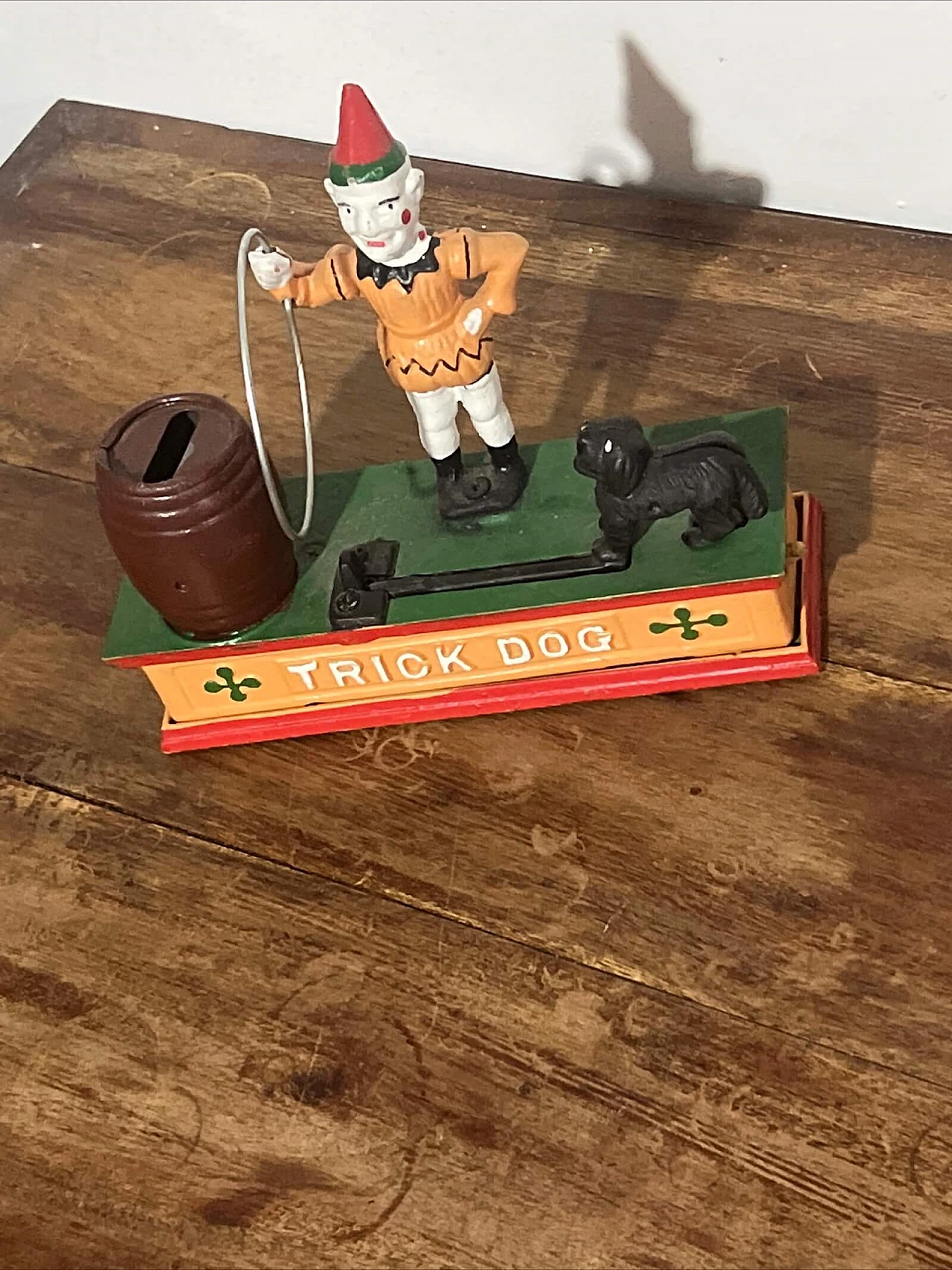 Salvadanaio meccanico Trick Dog, anni '50 1