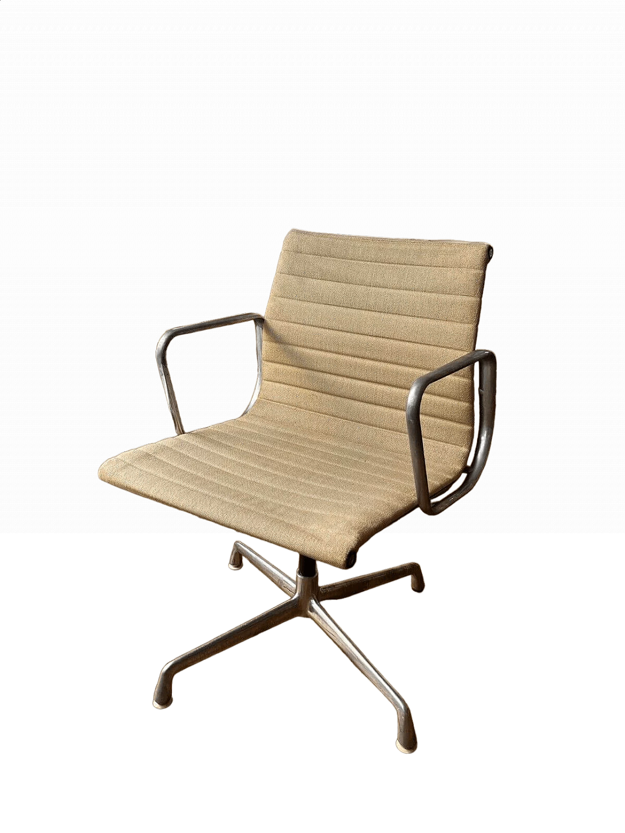 EA-108 office chair in Hopsak fabric by Charles Eames for Vitra, 1970s 4