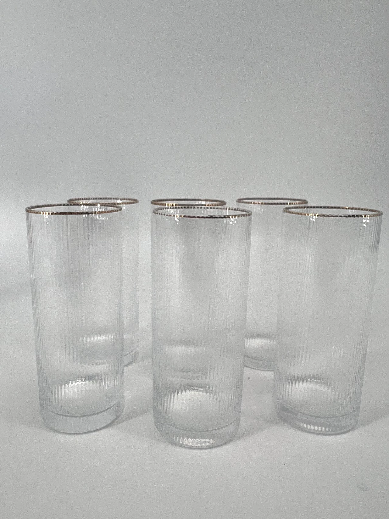6 Bicchieri e caraffa in vetro di Murano di Nason e Moretti, anni '90 4