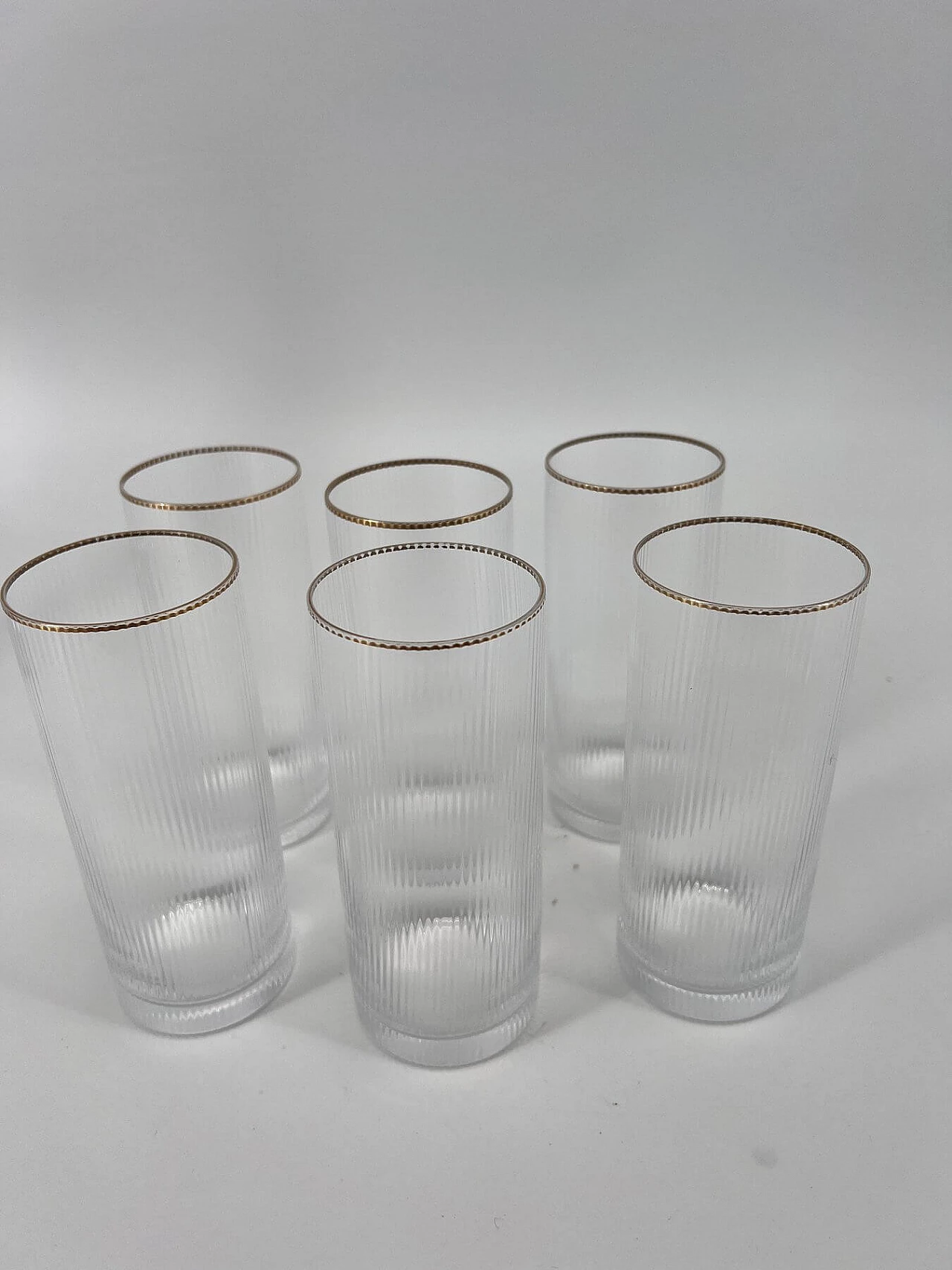 6 Bicchieri e caraffa in vetro di Murano di Nason e Moretti, anni '90 7