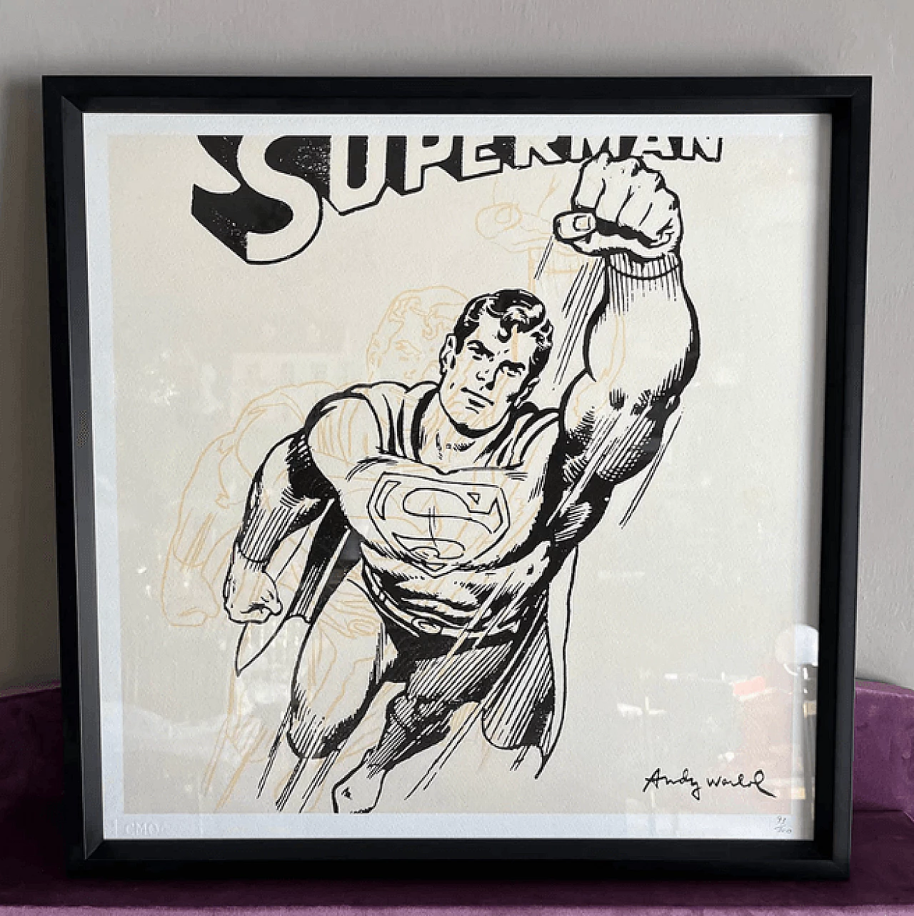 Superman, litografia di Andy Warhol, fine '900 1
