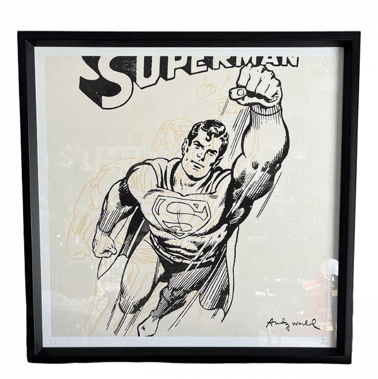 Superman, litografia di Andy Warhol, fine '900 5