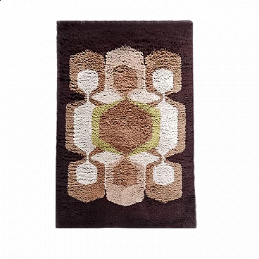 Space Age wool rug, 1970s