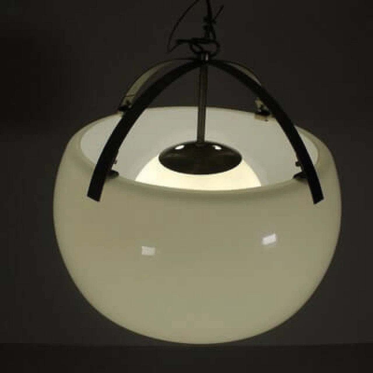 Omega hanging lamp by Vico Magistretti for Artemide, 1960s 8