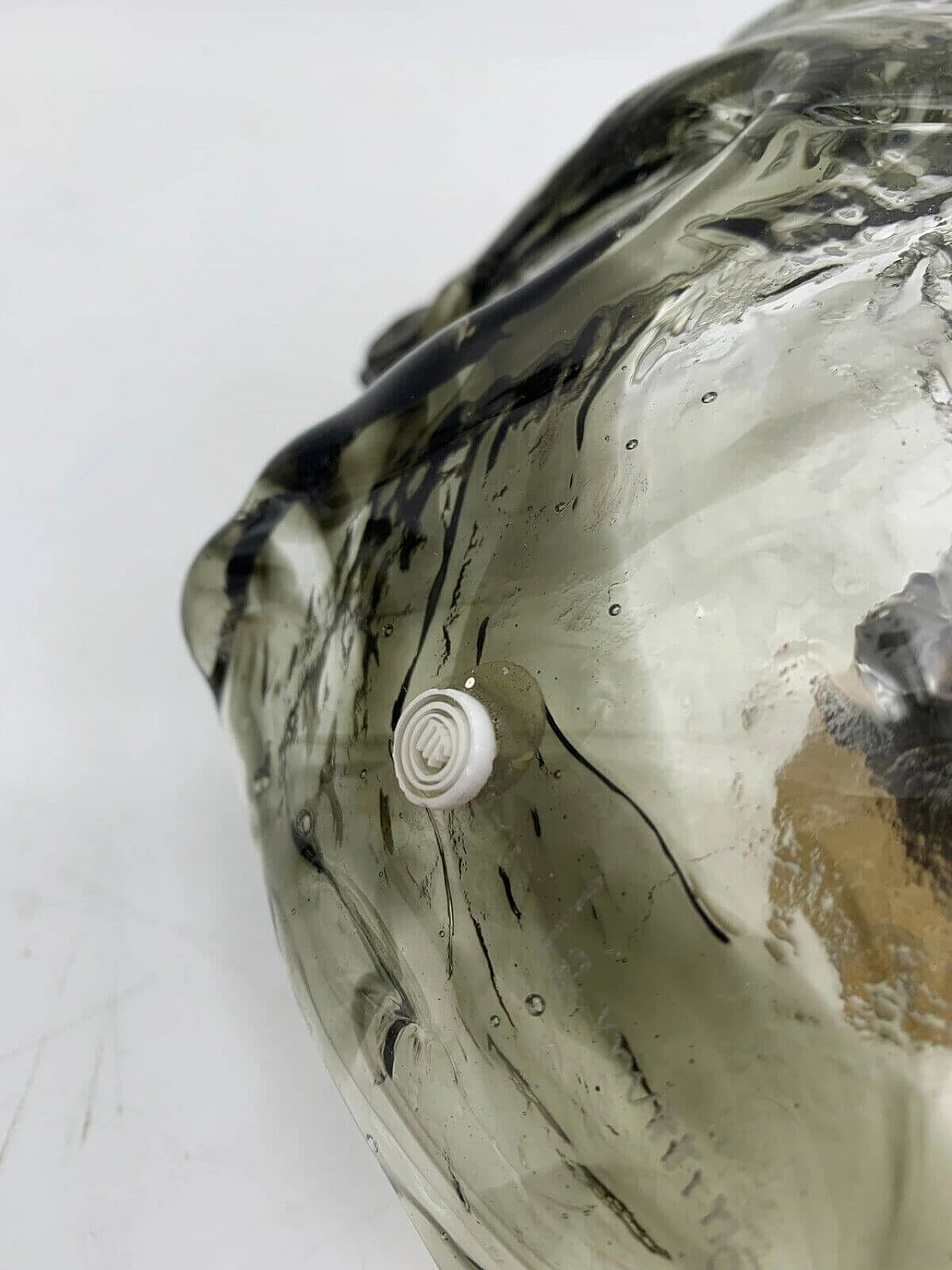 Pair of La Murrina Murano glass flower sconces, 1970s 4