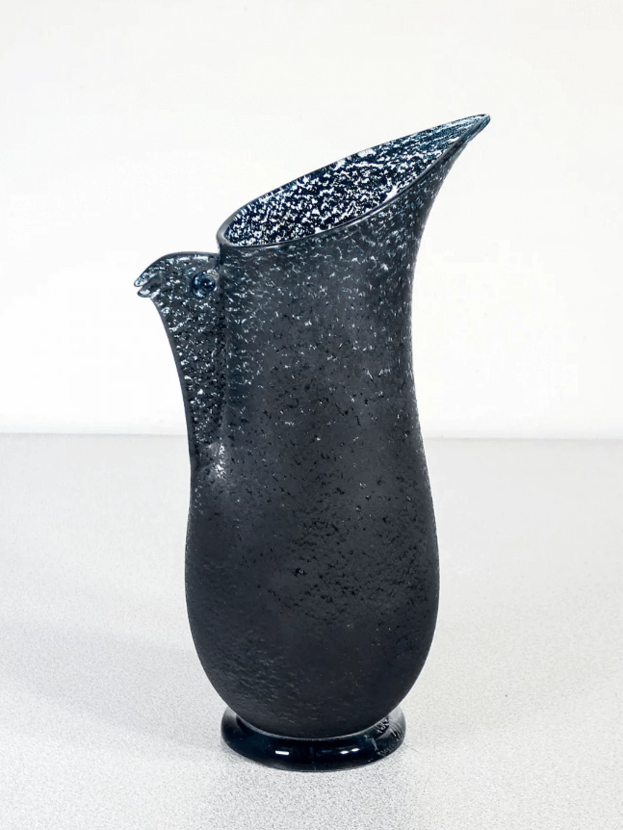 Blown and etched glass vase from the Barbarian series, 1950s 1