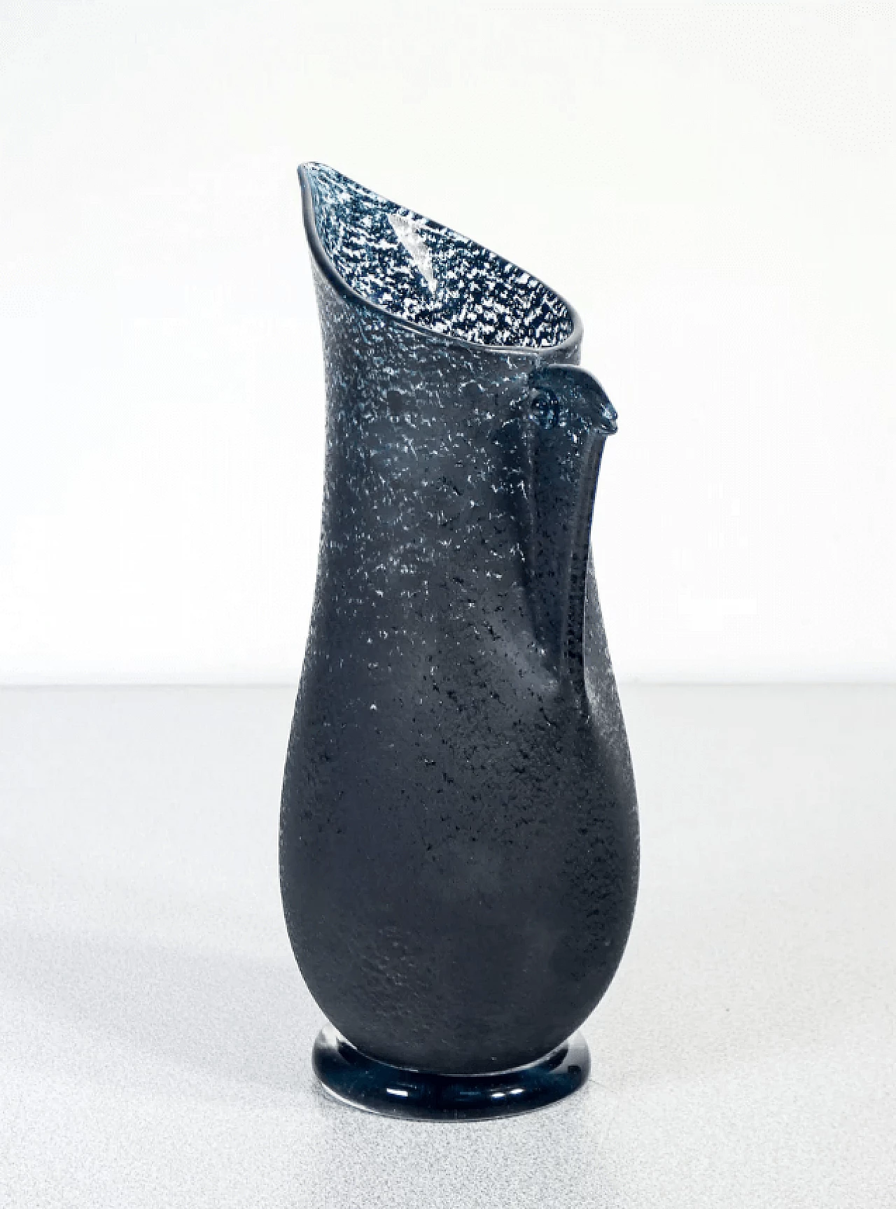 Blown and etched glass vase from the Barbarian series, 1950s 2