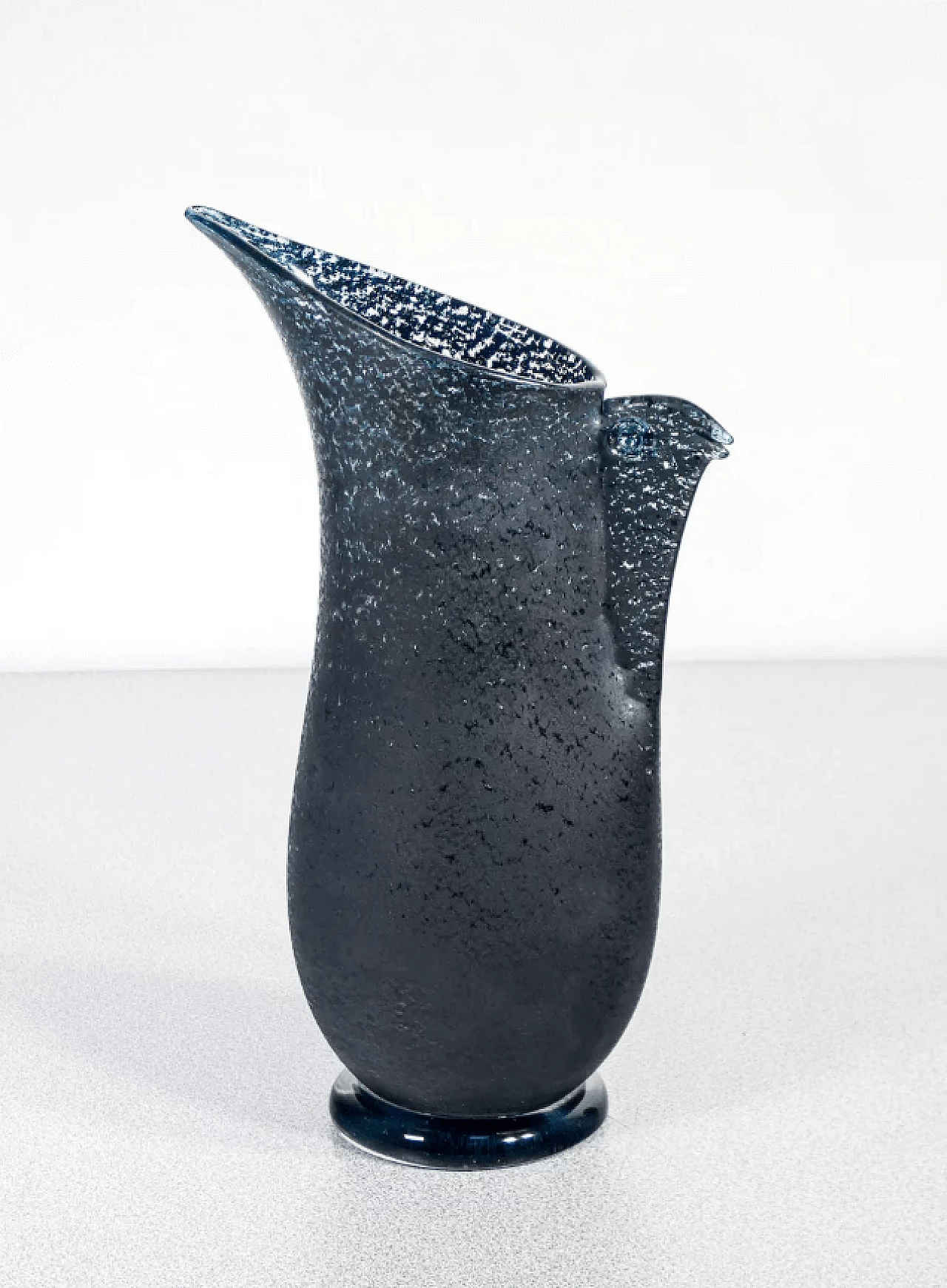 Blown and etched glass vase from the Barbarian series, 1950s 3