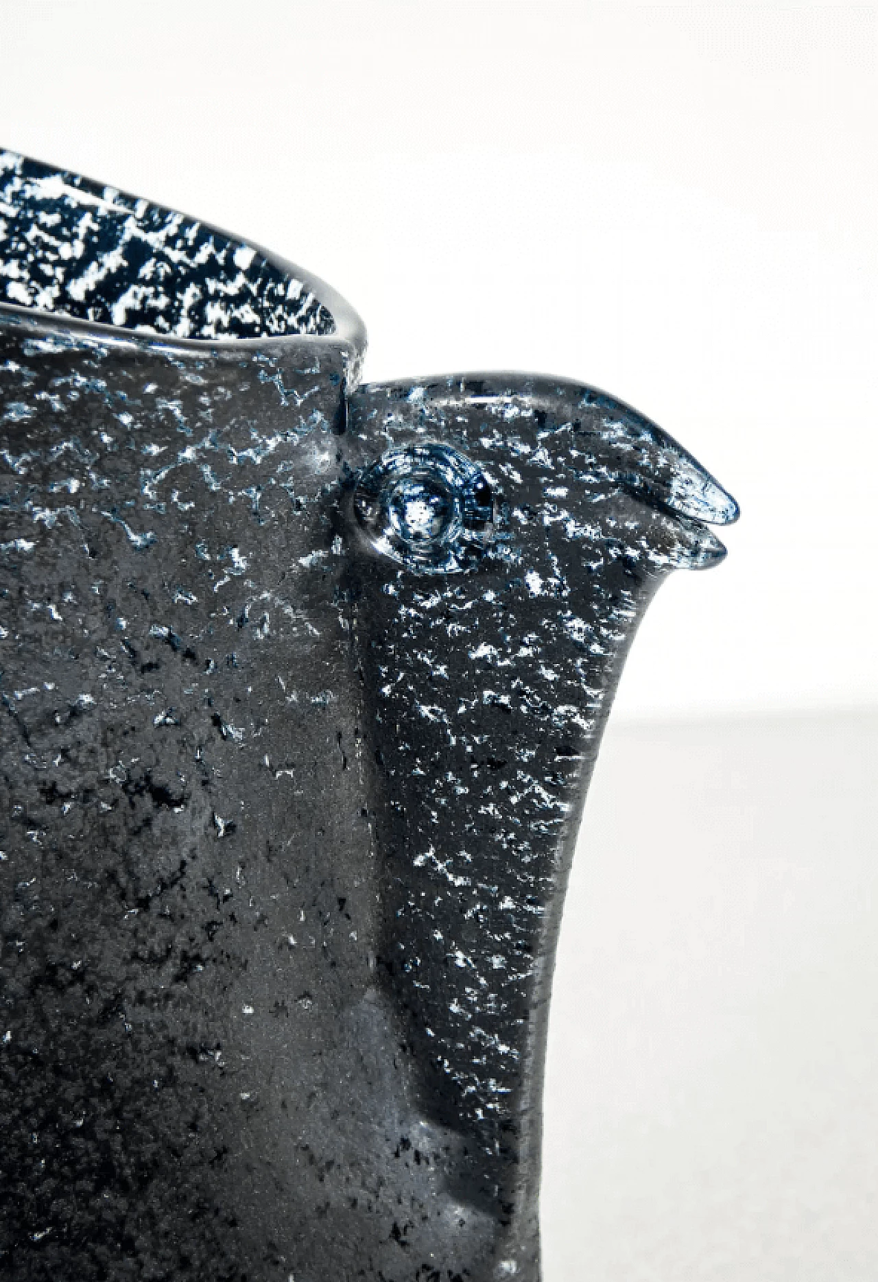 Blown and etched glass vase from the Barbarian series, 1950s 6