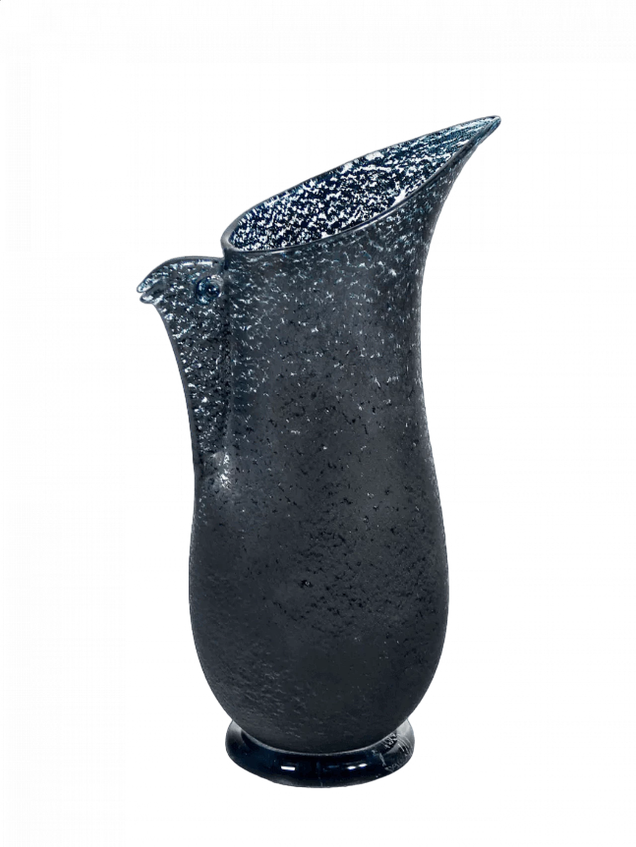 Blown and etched glass vase from the Barbarian series, 1950s 9