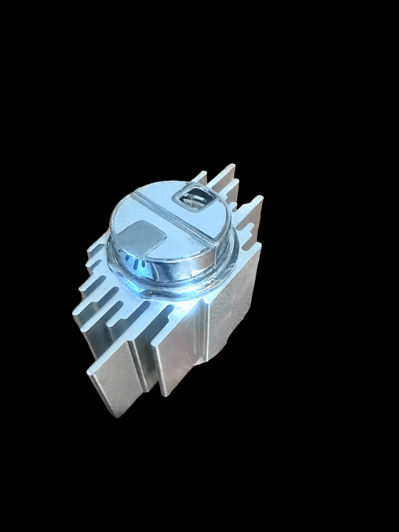 Aluminum table lighter by Sarome, 1970s 18