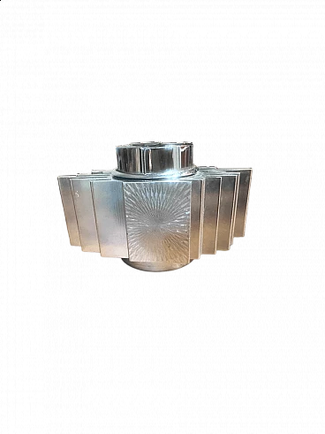 Aluminum table lighter by Sarome, 1970s