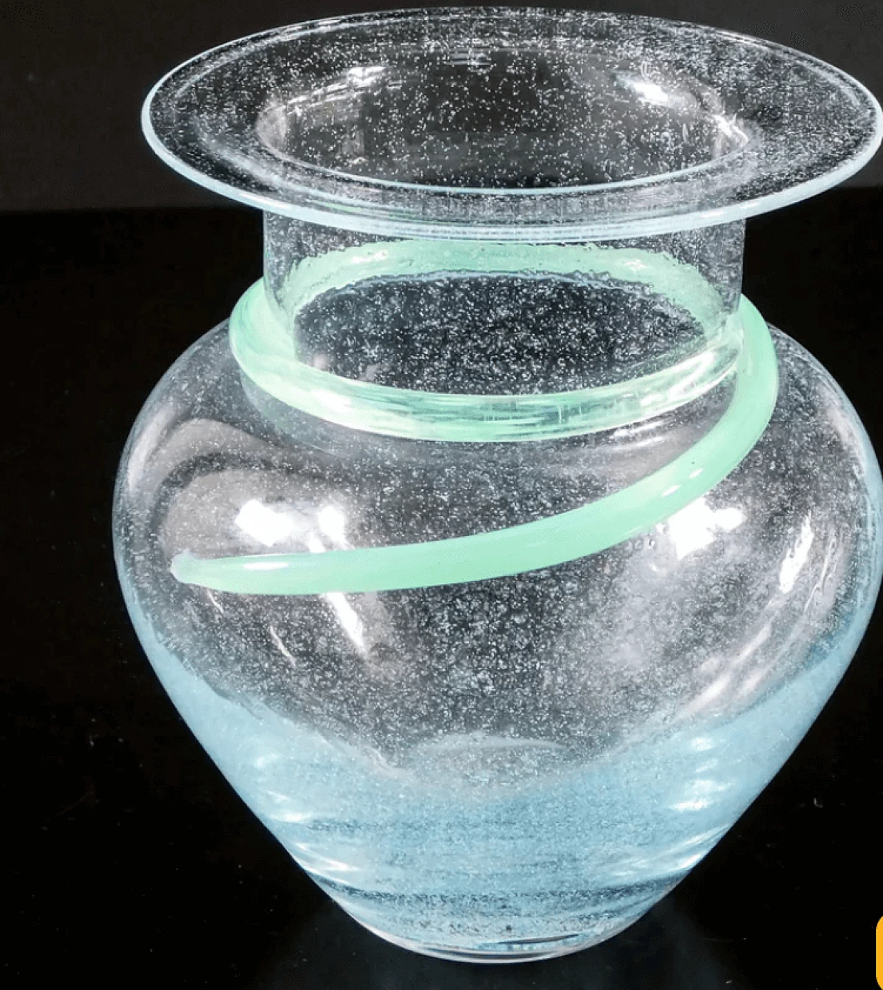 Athena blown glass vase by Monica Backstrom, 1980s 2