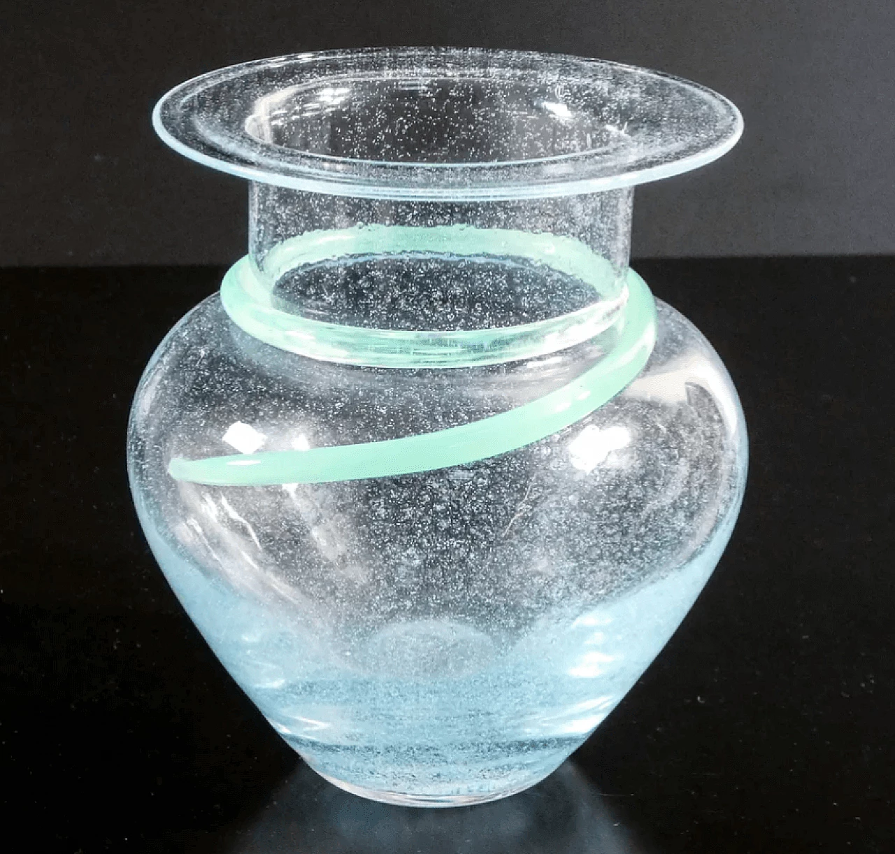 Athena blown glass vase by Monica Backstrom, 1980s 3