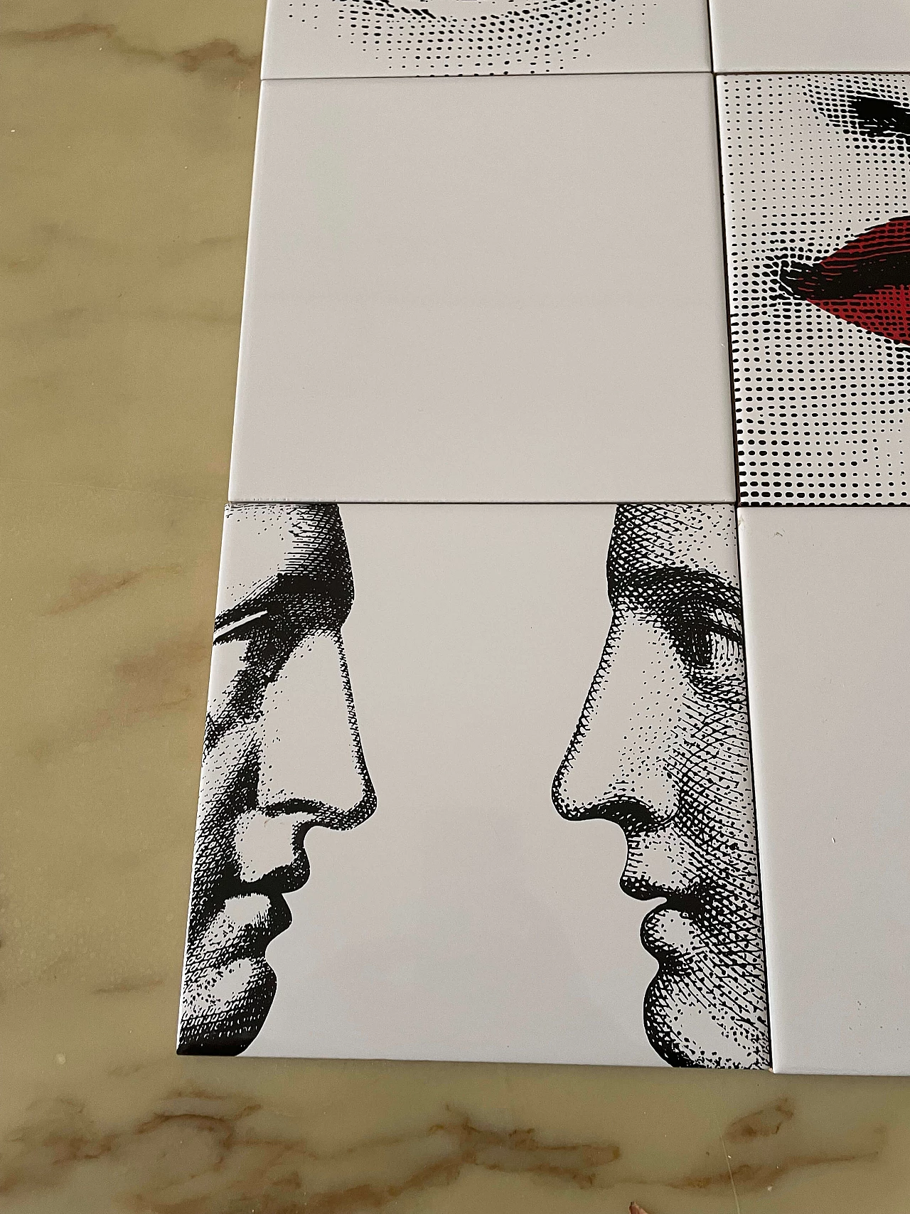 6 Tiles by Fornasetti, 2000s 4