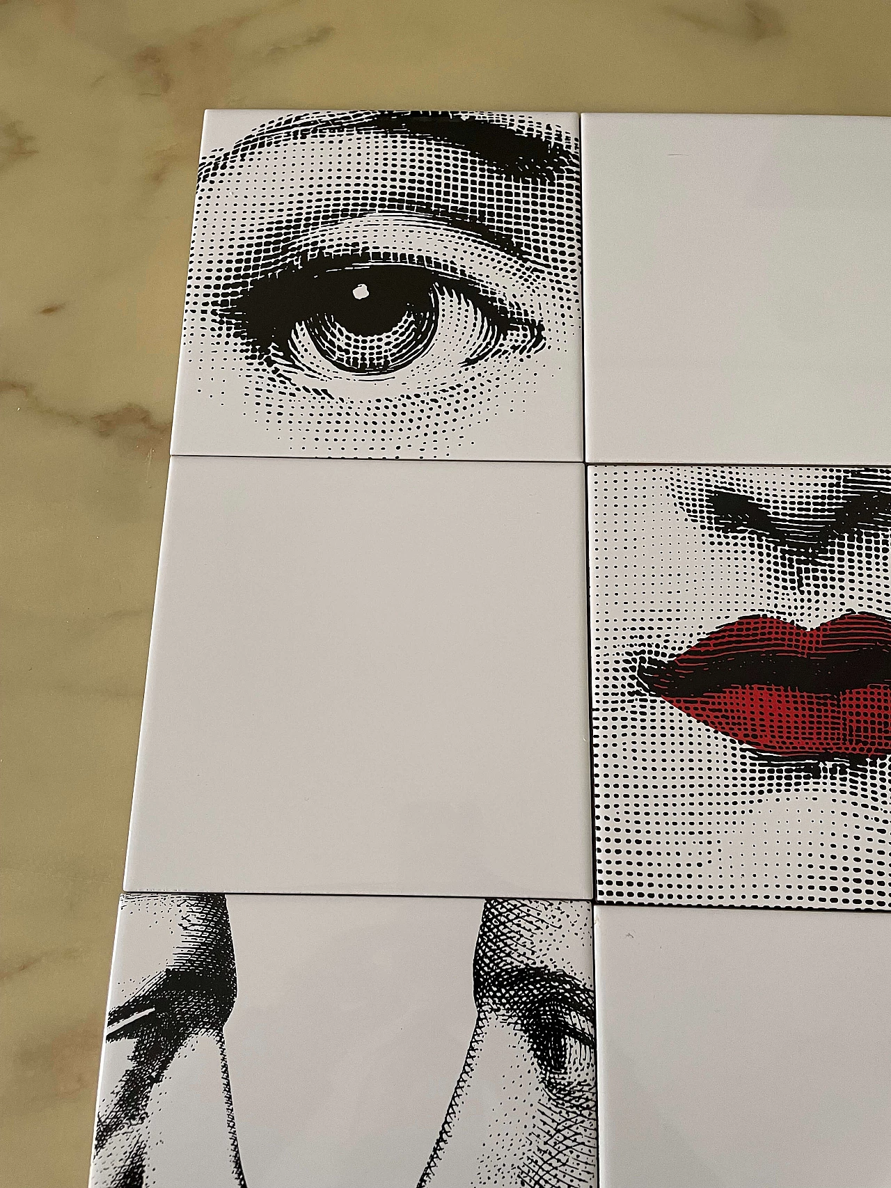 6 Tiles by Fornasetti, 2000s 5