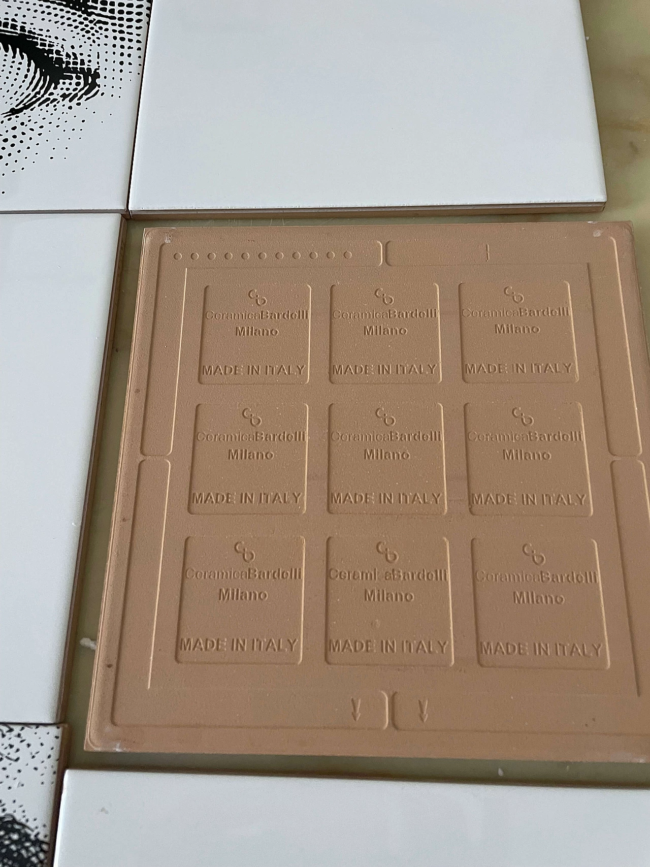 6 Tiles by Fornasetti, 2000s 6