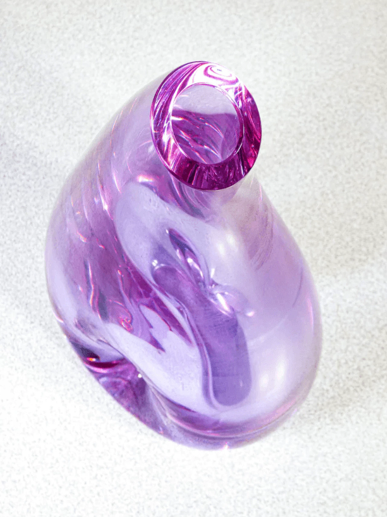 Sevres blown glass vase, 1980s 5
