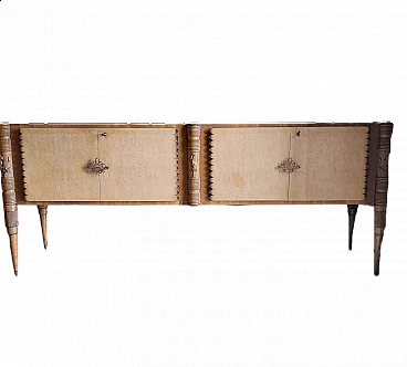 Wood sideboard by Pier Luigi Colli, 1950s