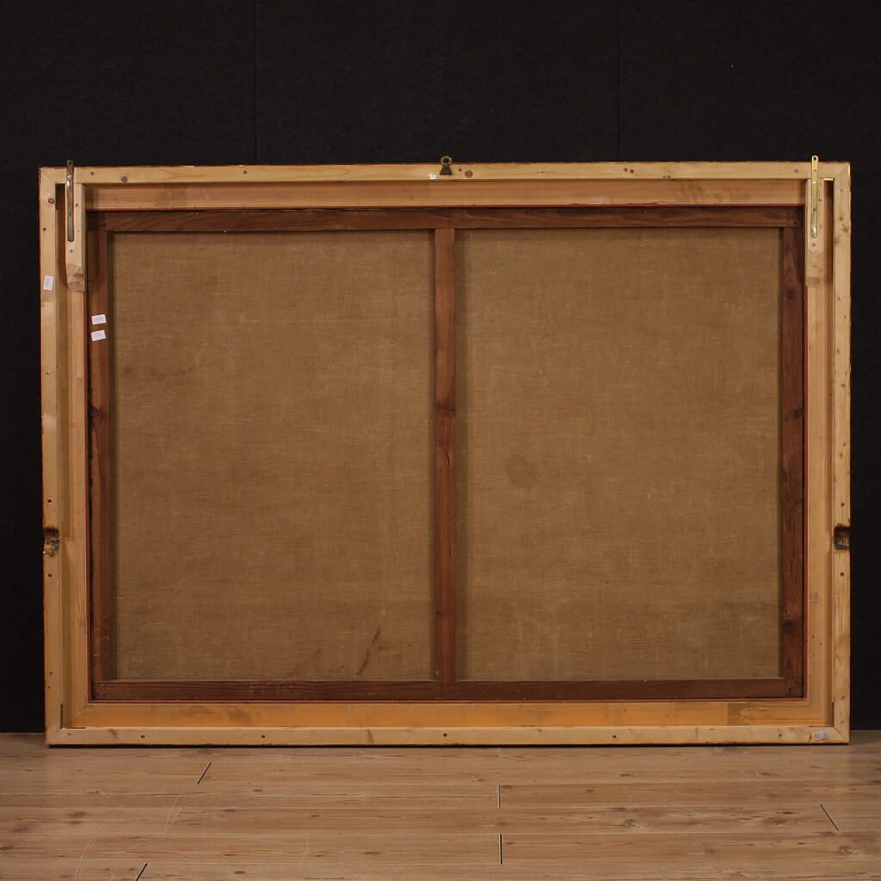 Mosè salvato dalle acque, dipinto a olio su tela, seconda metà del '700 7