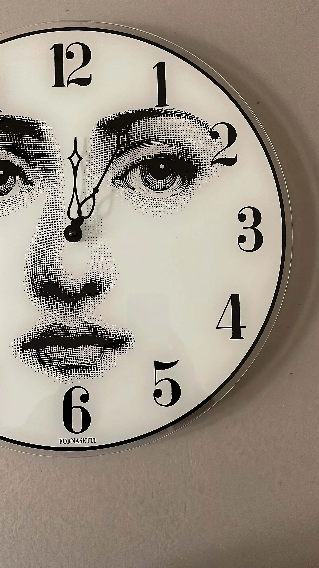 Lina Cavalieri wall clock by Piero Fornasetti 3