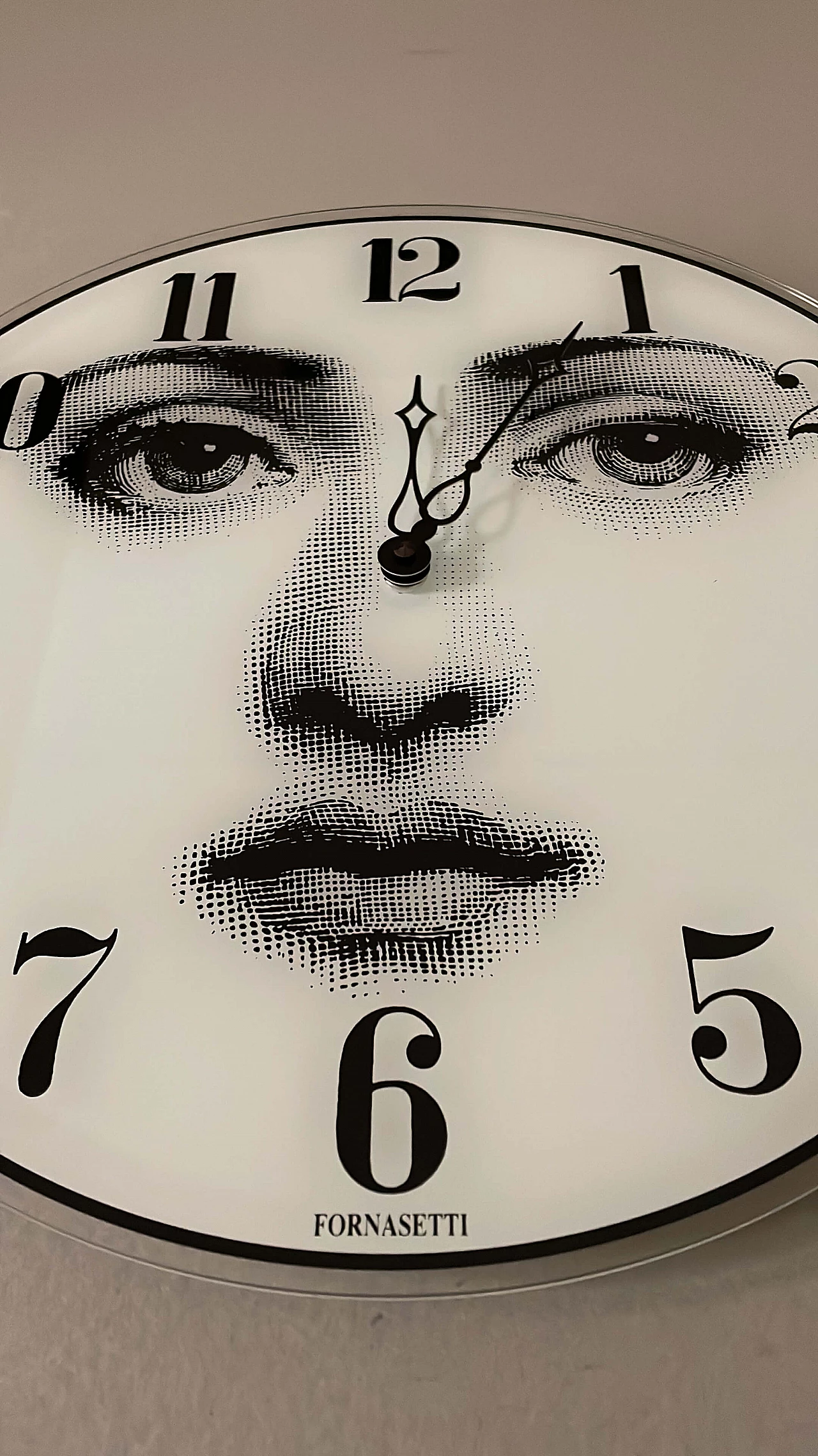 Lina Cavalieri wall clock by Piero Fornasetti 4